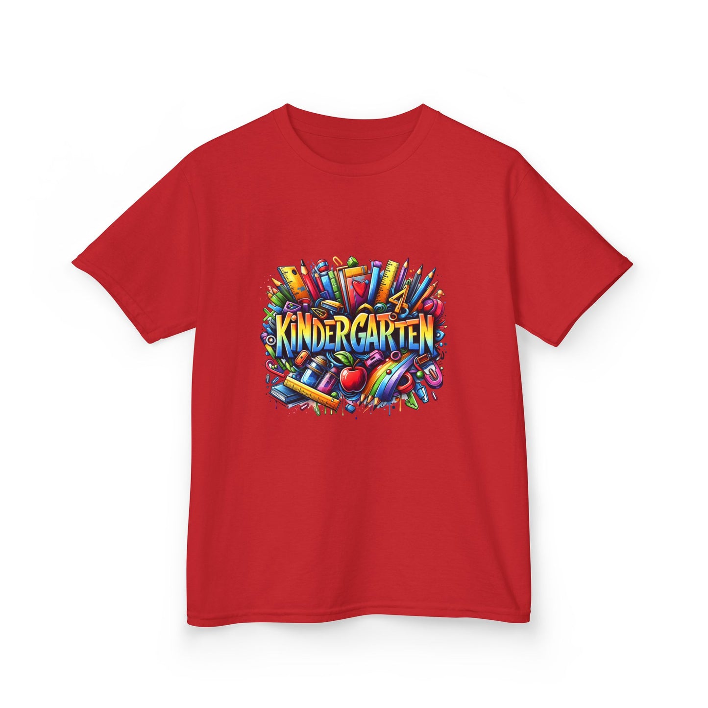 Kindergarten Colorful School Kids Tee — Back-to-School Shirt