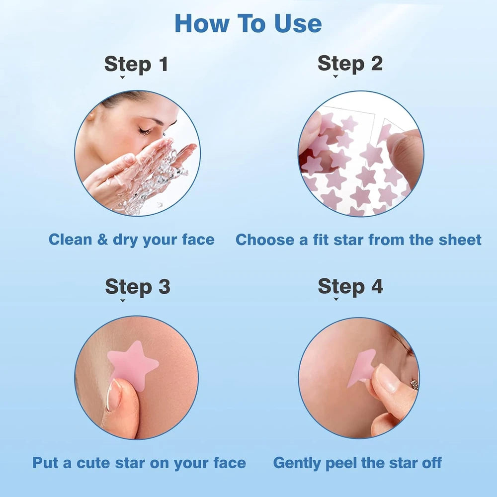 Qustere Star Pimple Patches