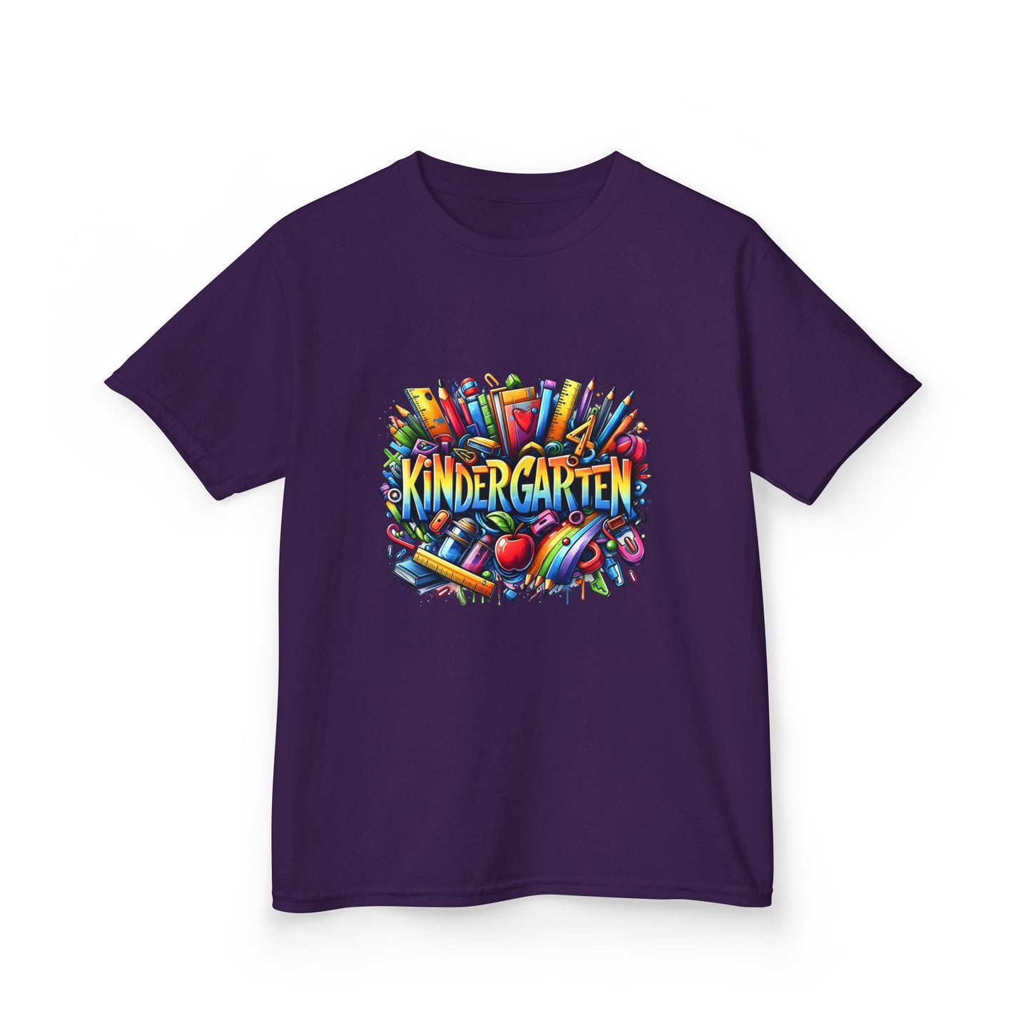 Kindergarten Colorful School Kids Tee — Back-to-School Shirt