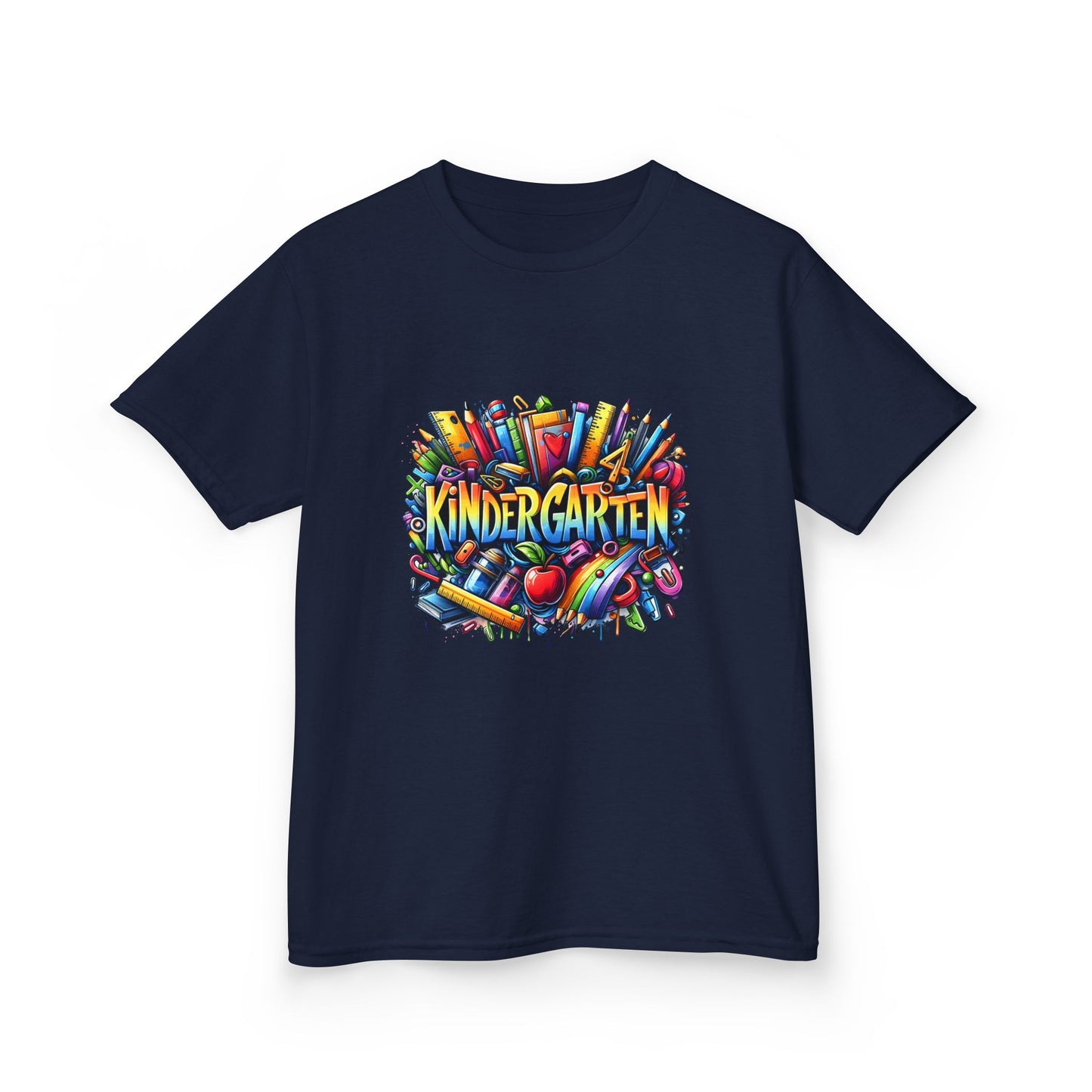 Kindergarten Colorful School Kids Tee — Back-to-School Shirt