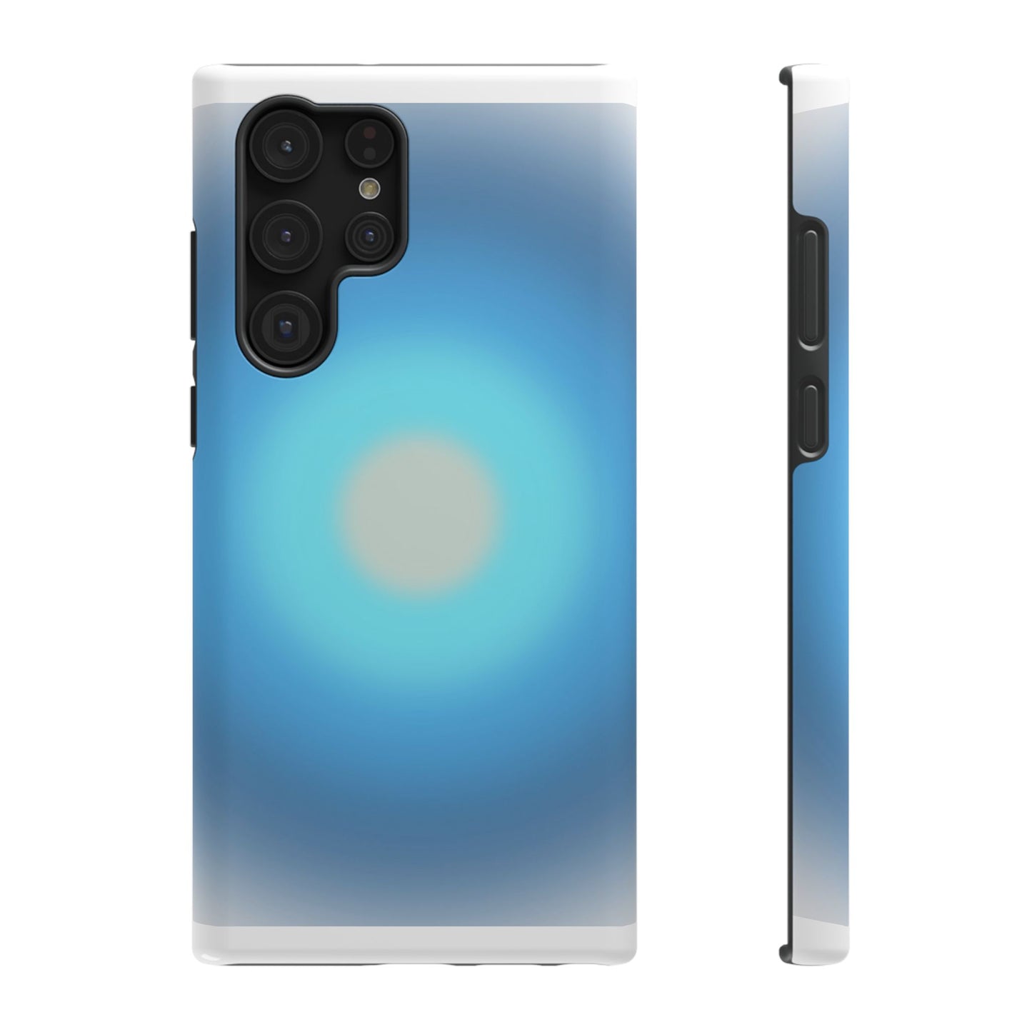 Blue Halo Impact-Resistant Phone Case — Shockproof Armor