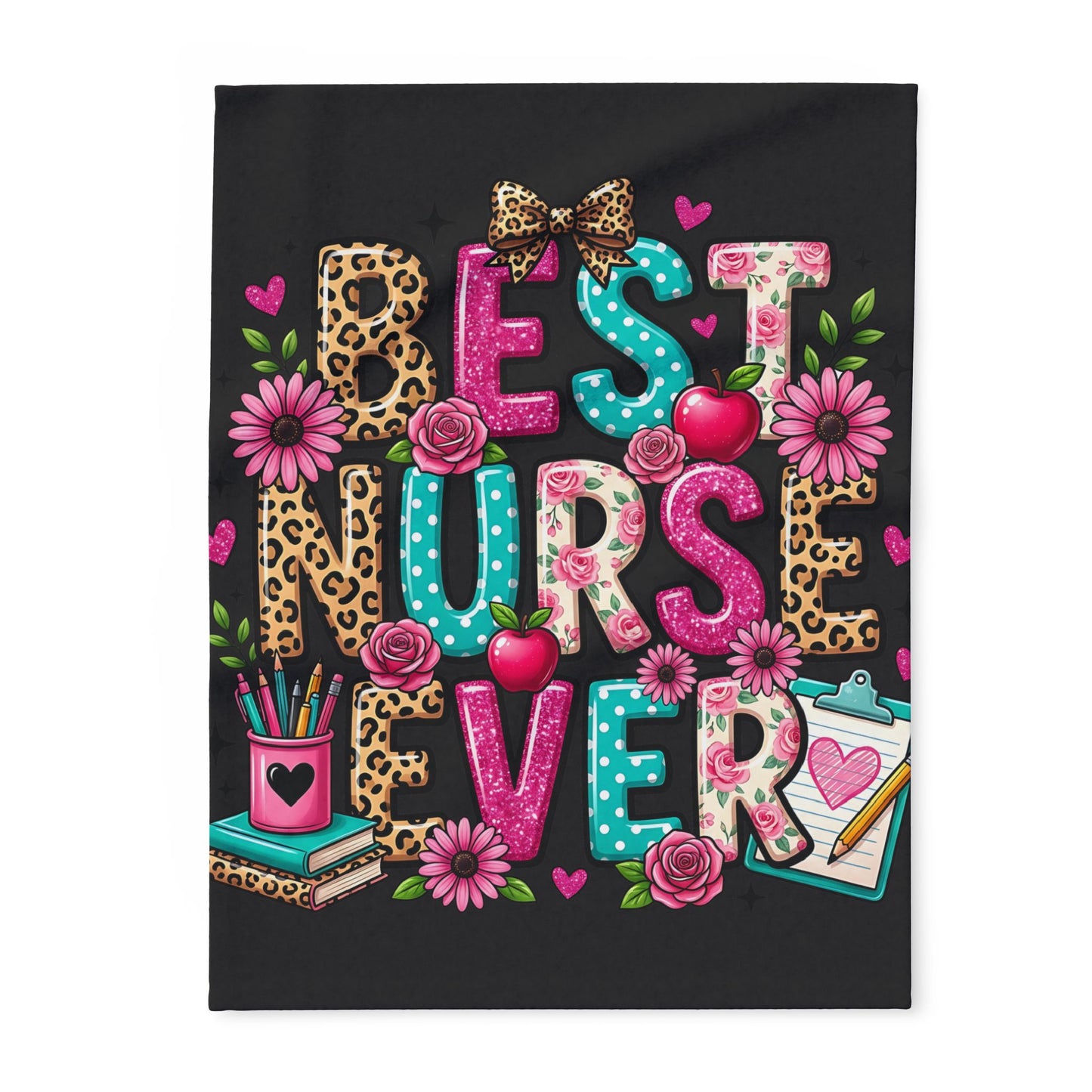 Nurse Love Fleece Blanket