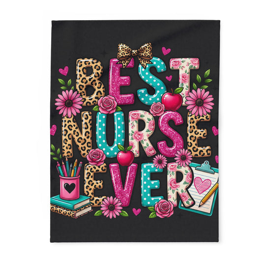Nurse Love Fleece Blanket