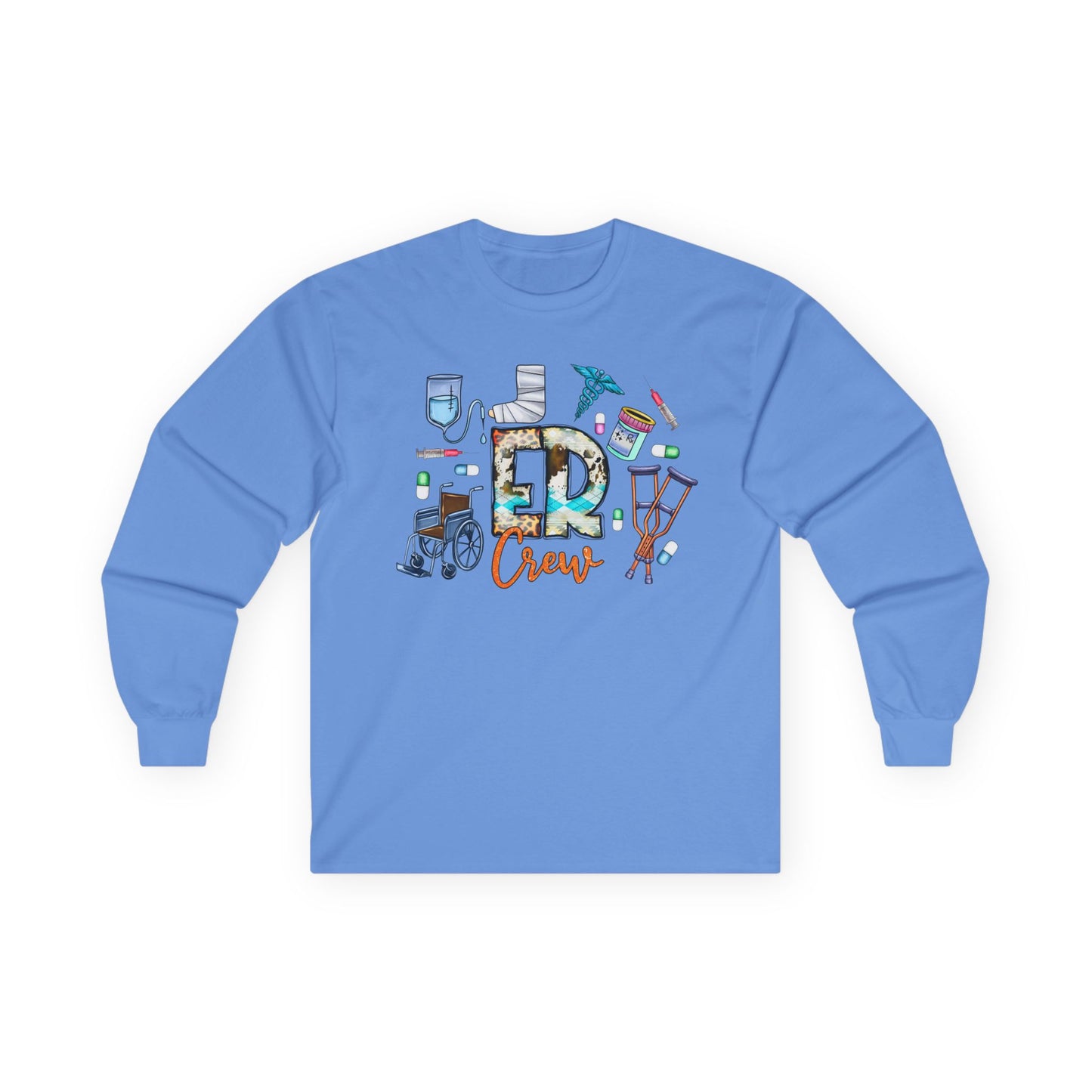 ER Crew Long Sleeve Tee — Emergency Room Nurse/Medic