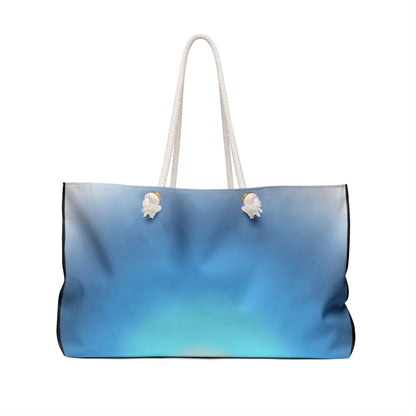 Blue Ombre Weekender Bag — Large Travel Tote
