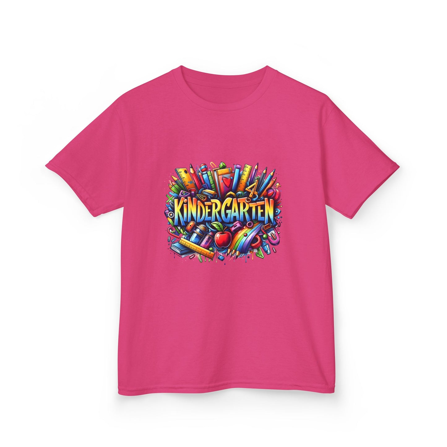 Kindergarten Colorful School Kids Tee — Back-to-School Shirt