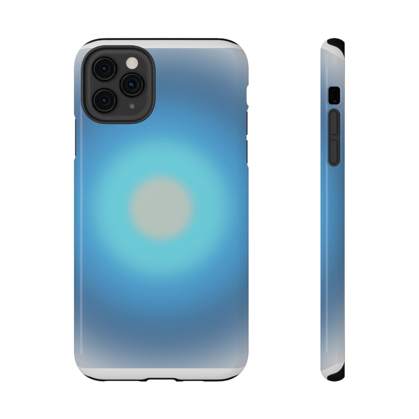 Blue Halo Impact-Resistant Phone Case — Shockproof Armor