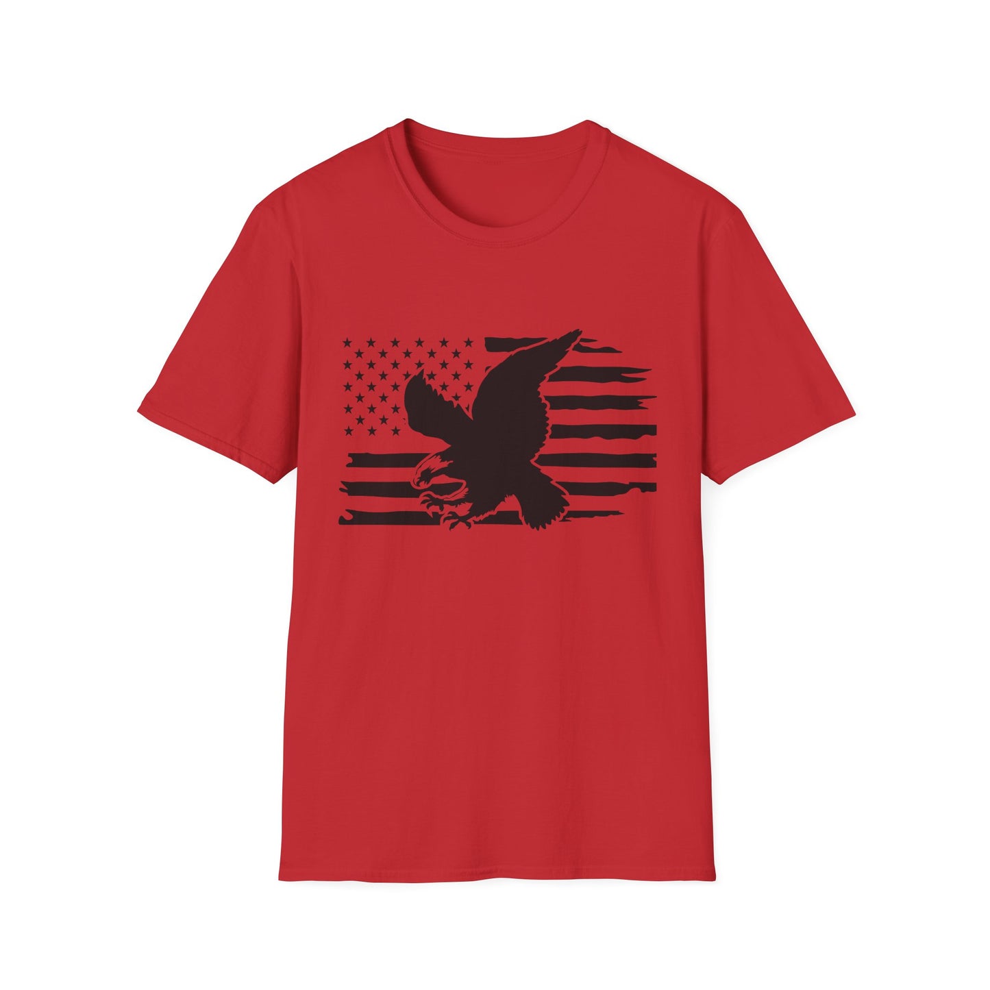 Eagle American Flag T-Shirt — Patriotic Bald Eagle Tee