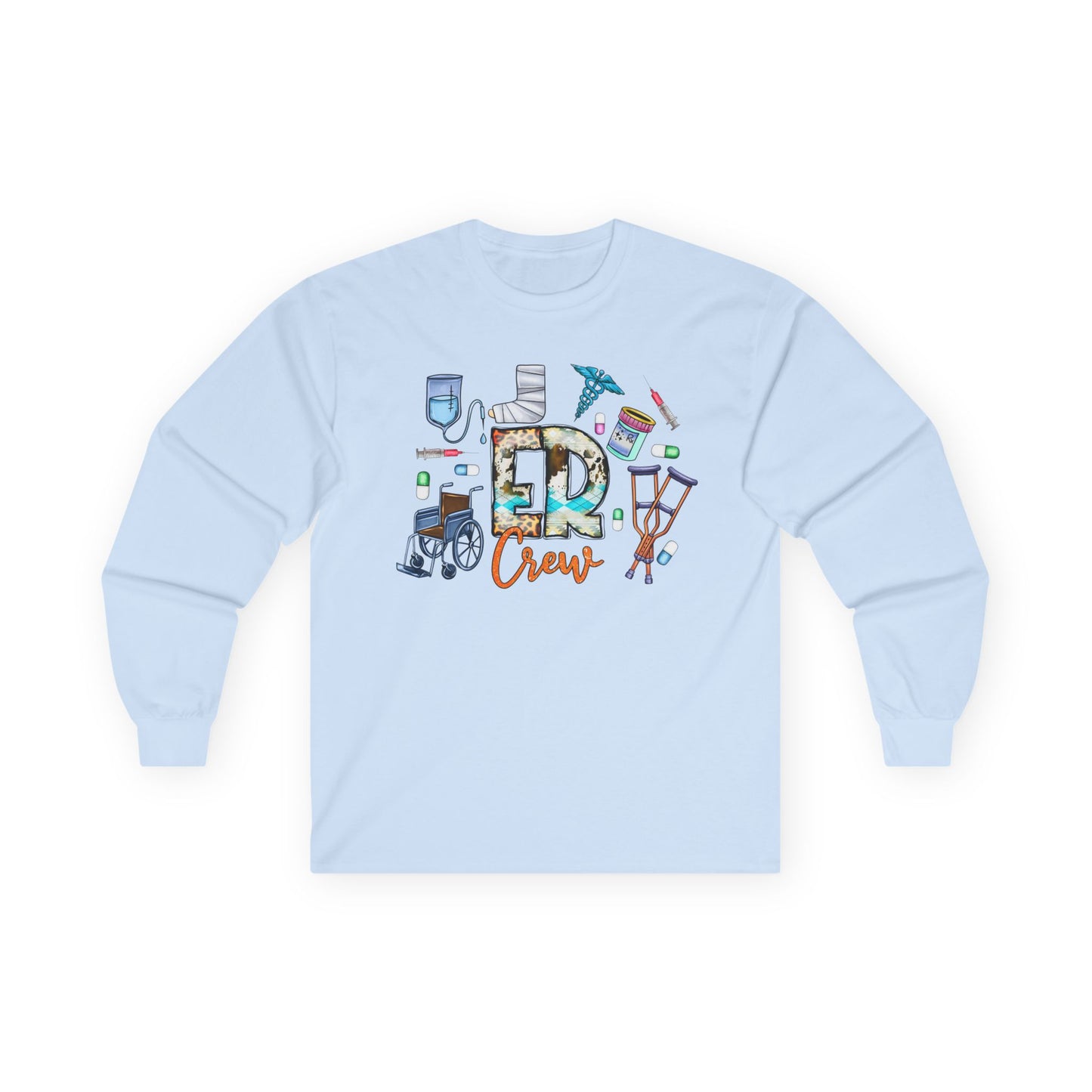 ER Crew Long Sleeve Tee — Emergency Room Nurse/Medic