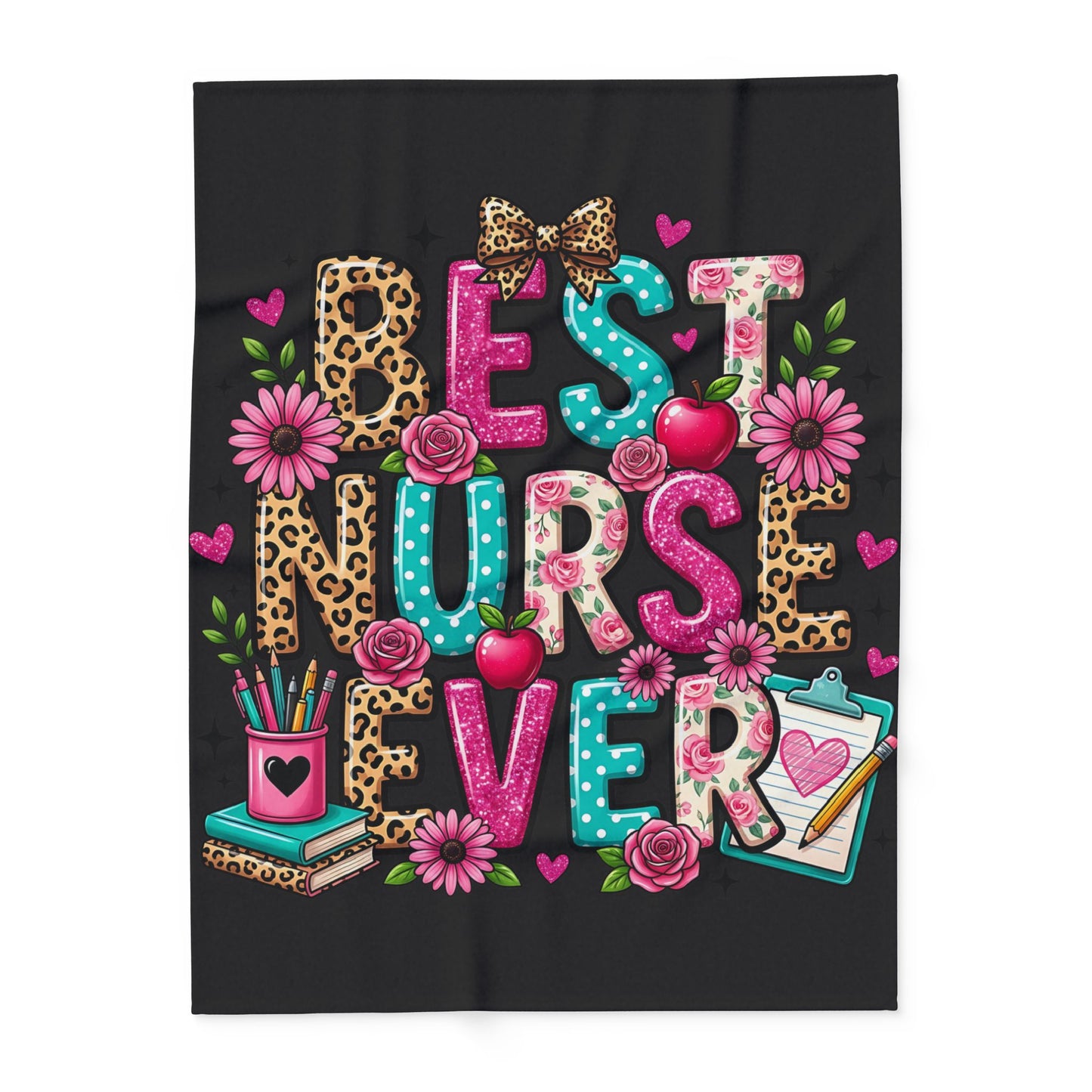 Nurse Love Fleece Blanket