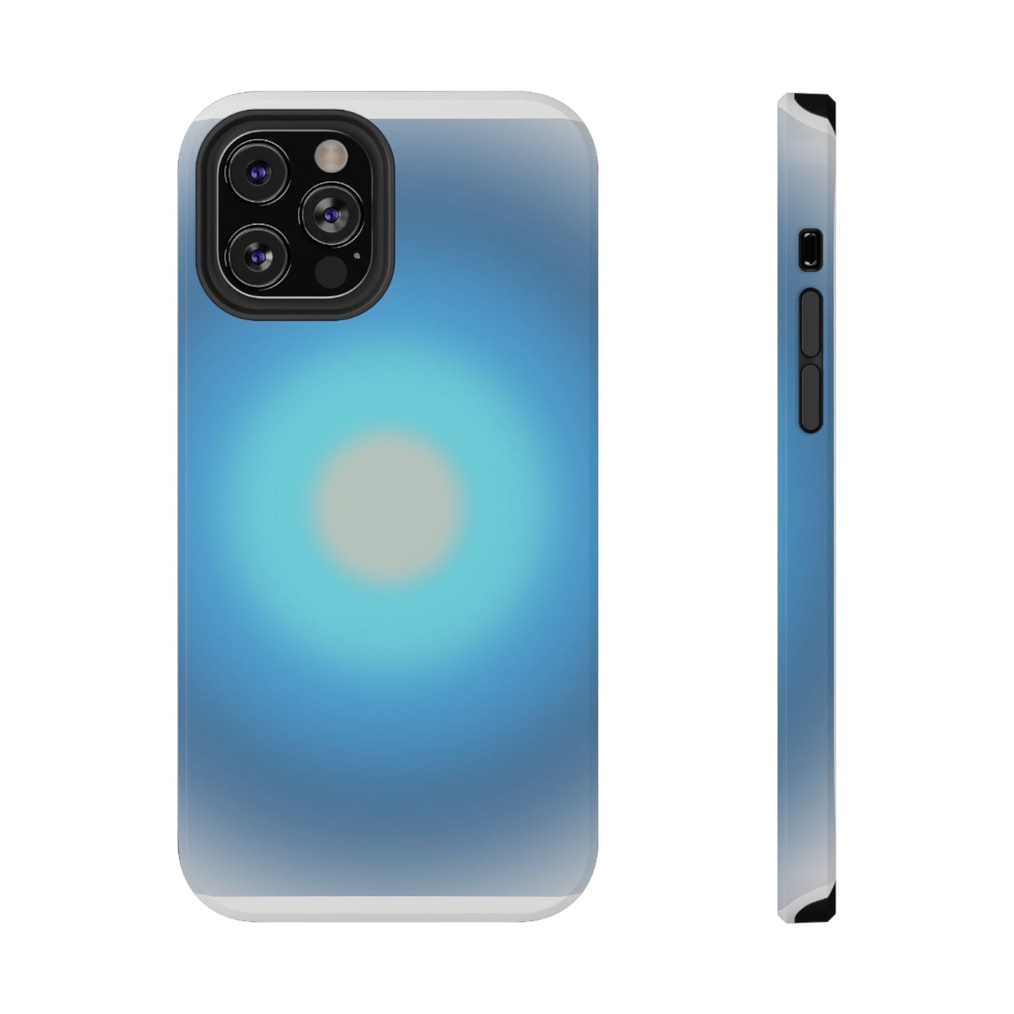 Blue Halo Impact-Resistant Phone Case — Shockproof Armor