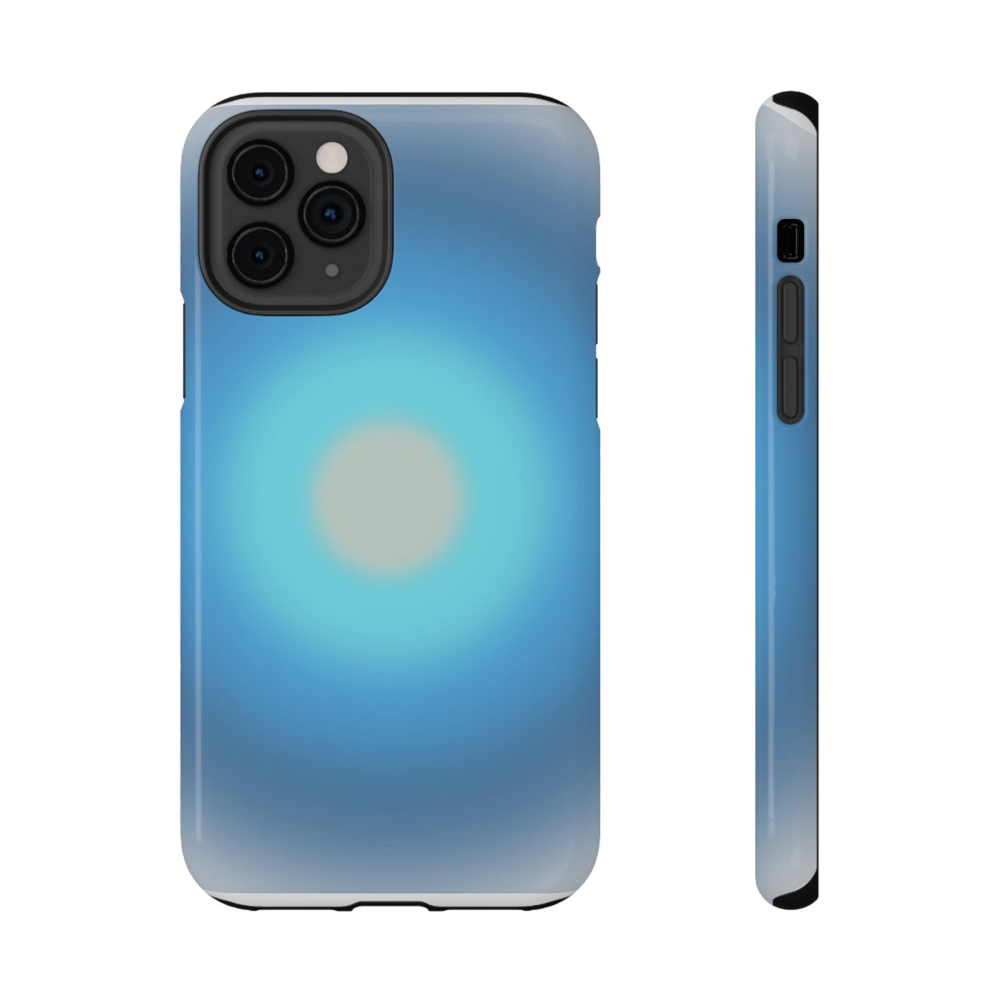 Blue Halo Impact-Resistant Phone Case — Shockproof Armor