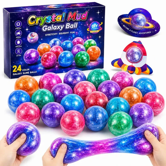 Galaxy Slime Ball Set
