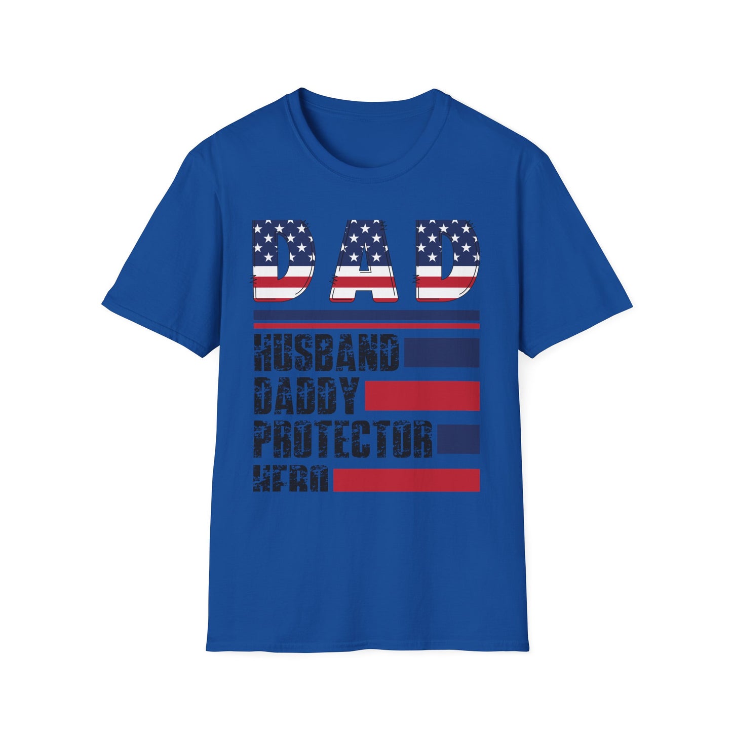 Dad American Flag T-Shirt With Saying