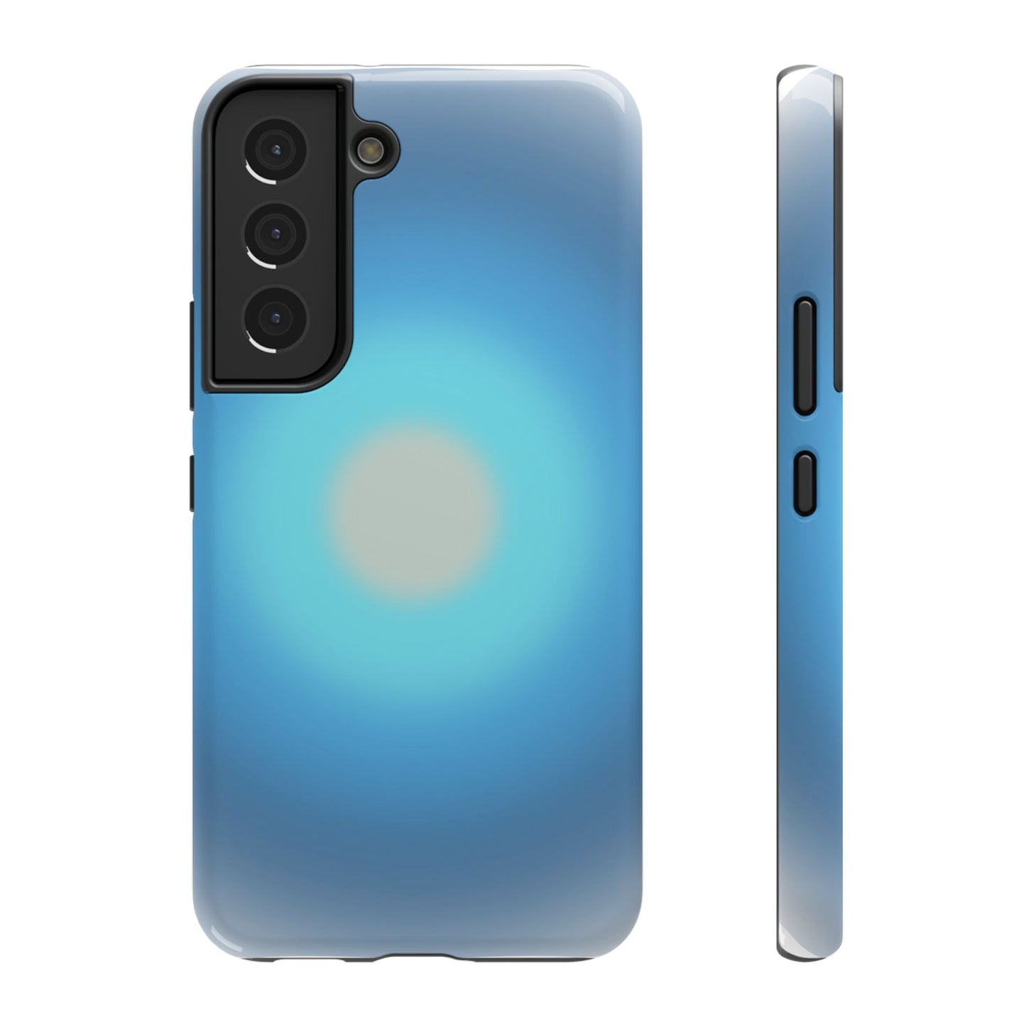 Blue Halo Impact-Resistant Phone Case — Shockproof Armor