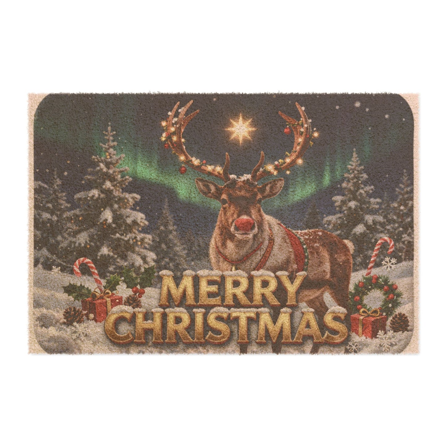 Christmas Reindeer Doormat