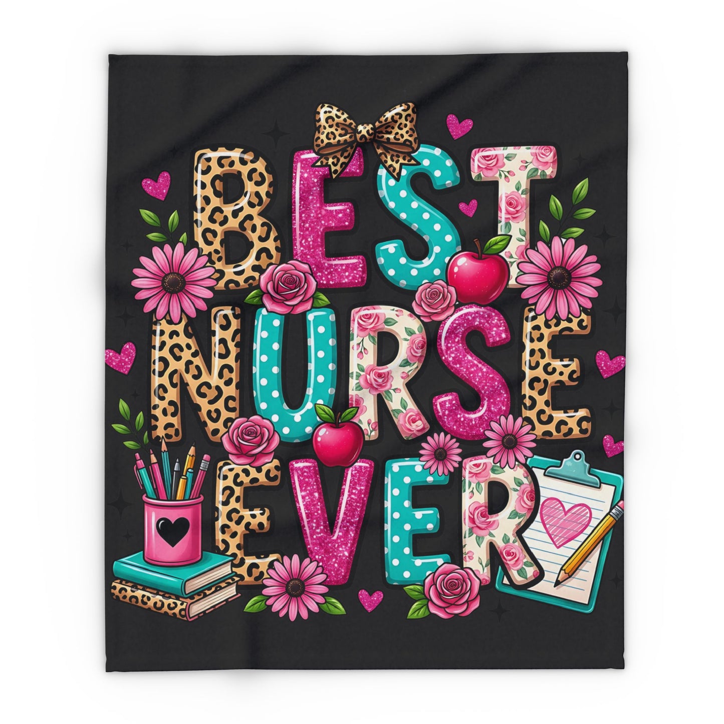 Nurse Love Fleece Blanket