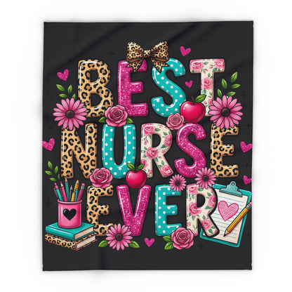 Nurse Love Fleece Blanket