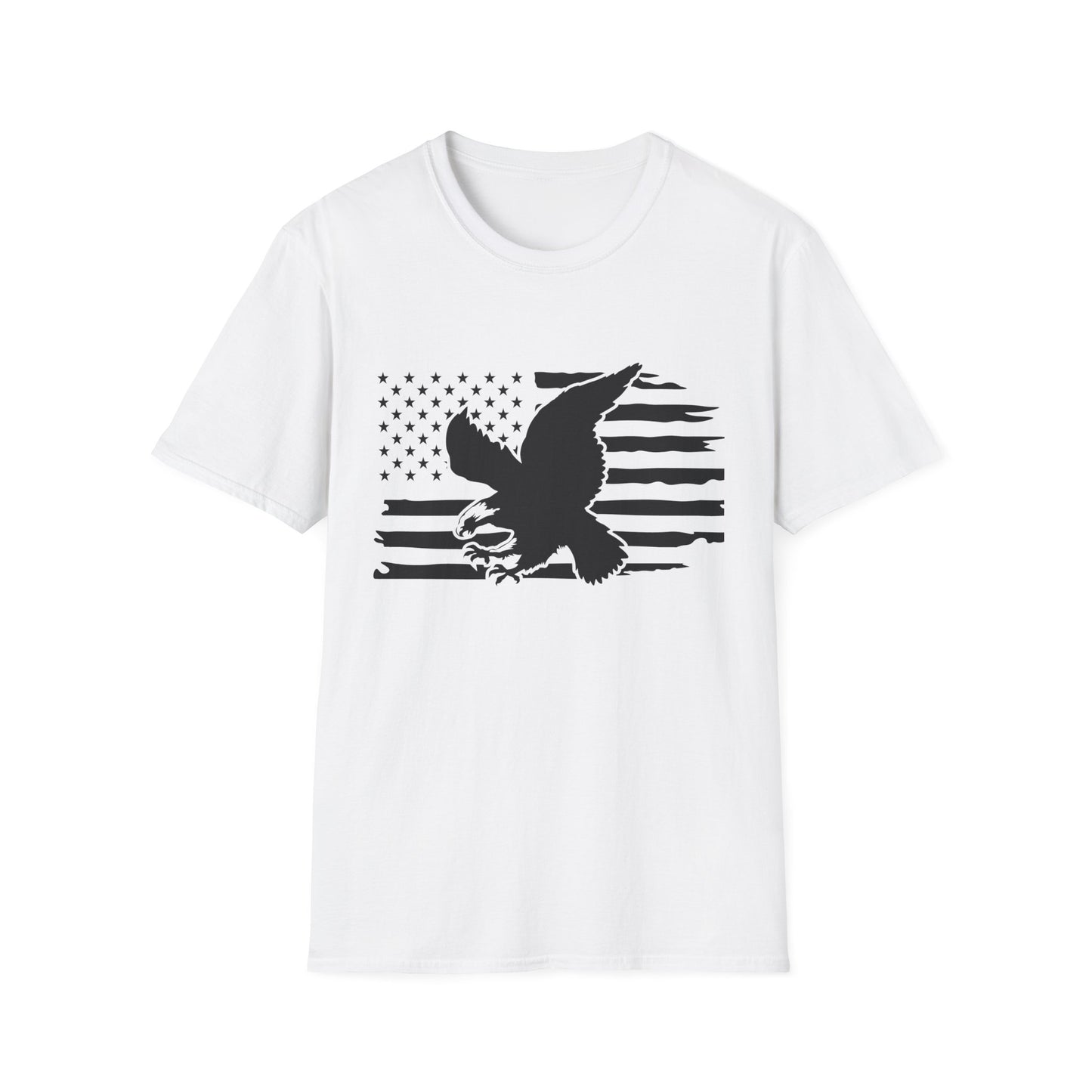 Eagle American Flag T-Shirt — Patriotic Bald Eagle Tee