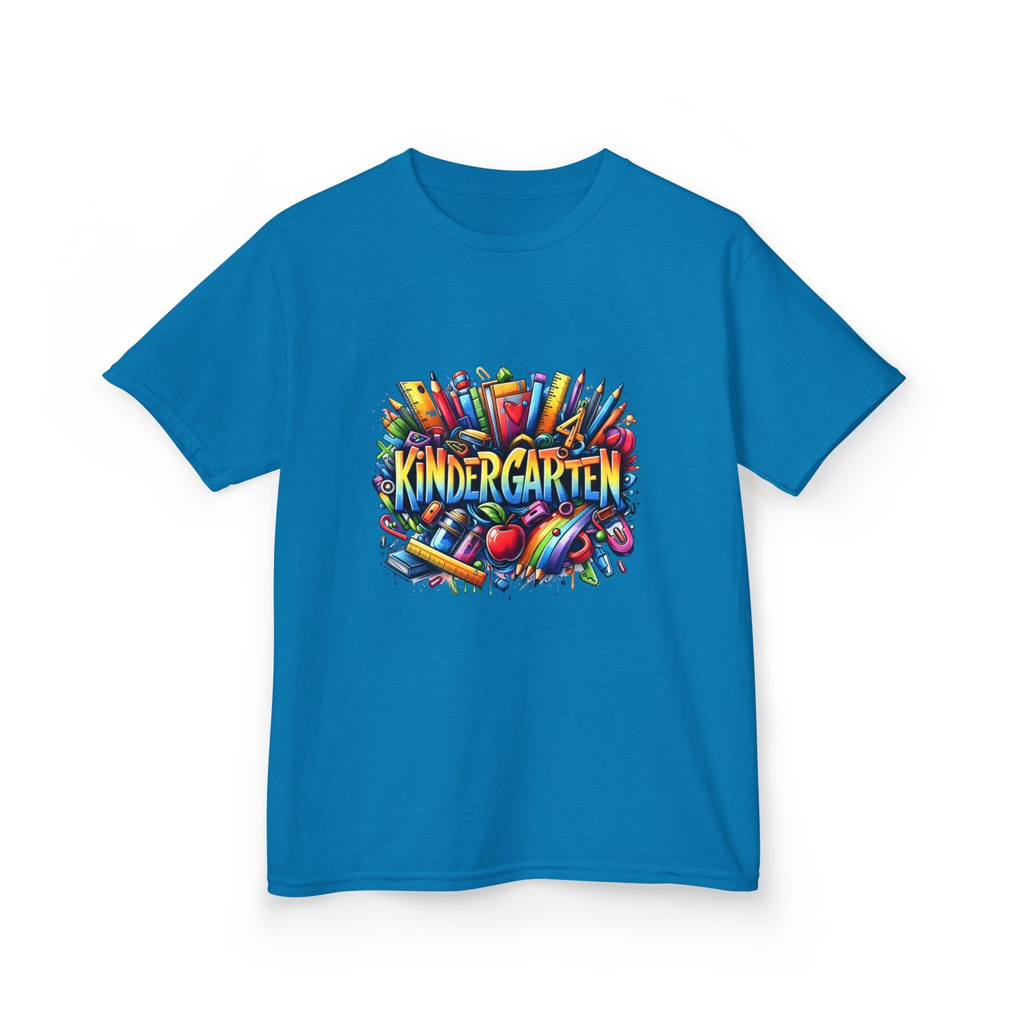 Kindergarten Colorful School Kids Tee — Back-to-School Shirt