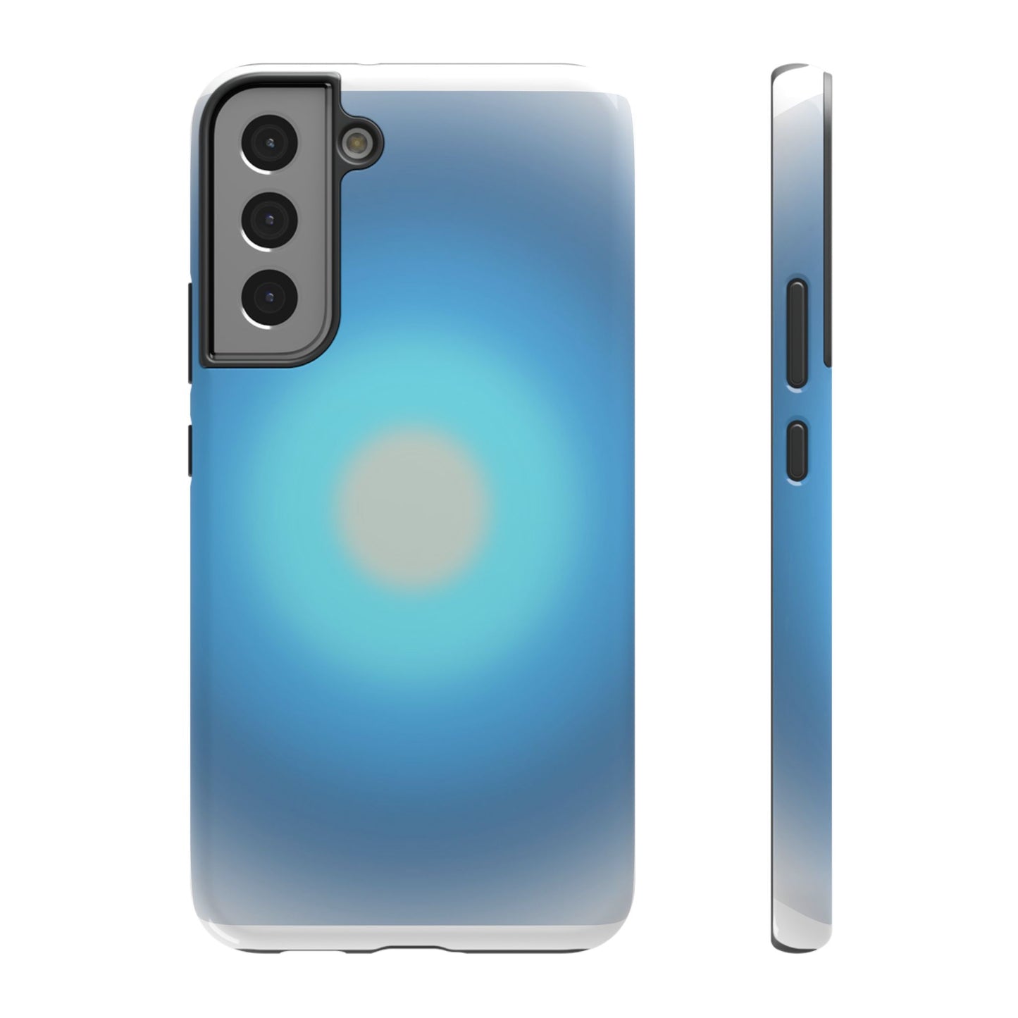 Blue Halo Impact-Resistant Phone Case — Shockproof Armor