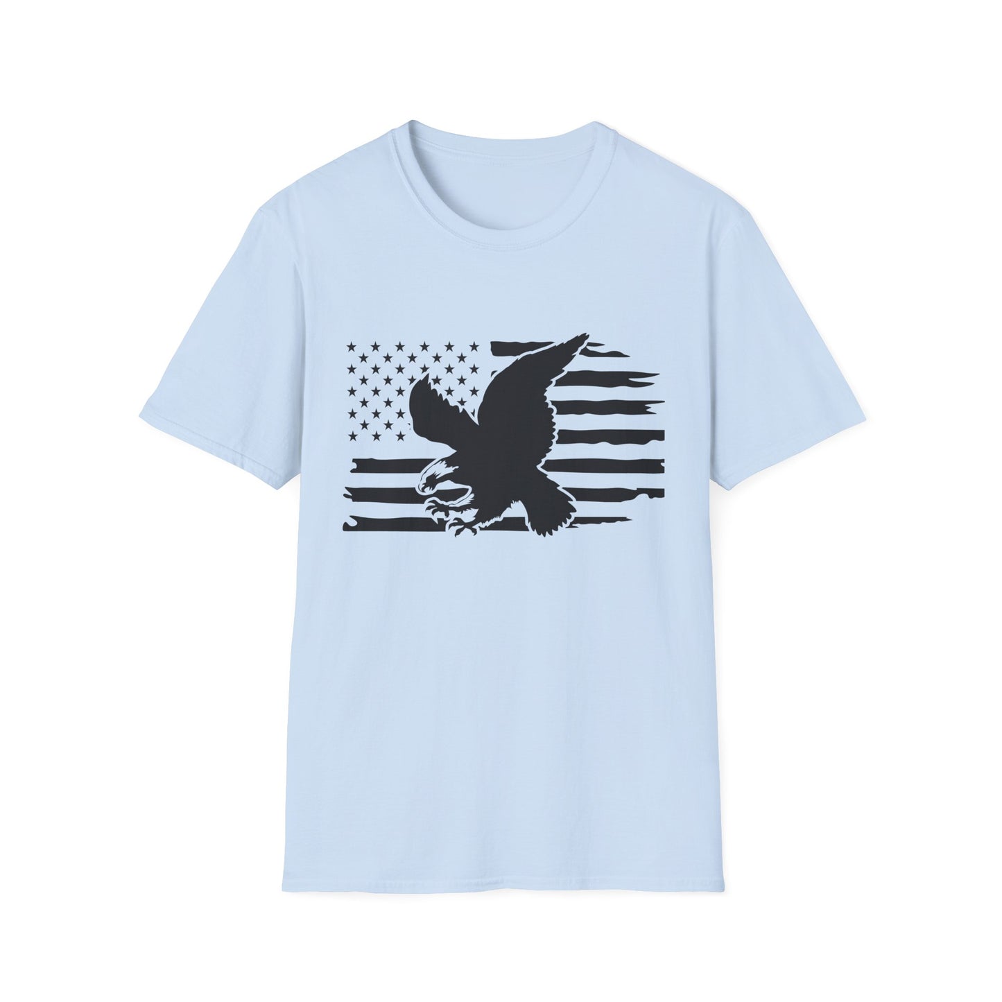 Eagle American Flag T-Shirt — Patriotic Bald Eagle Tee