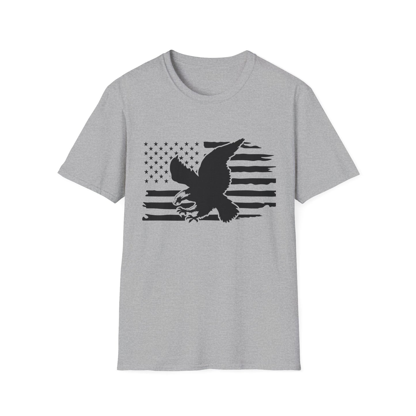Eagle American Flag T-Shirt — Patriotic Bald Eagle Tee