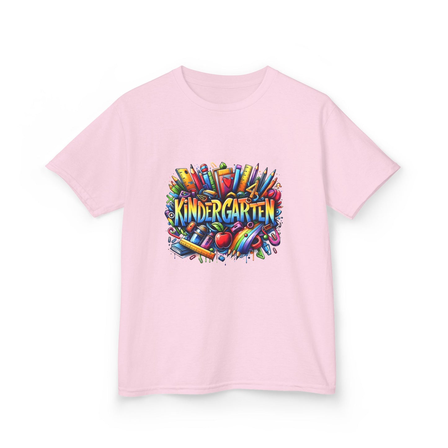 Kindergarten Colorful School Kids Tee — Back-to-School Shirt
