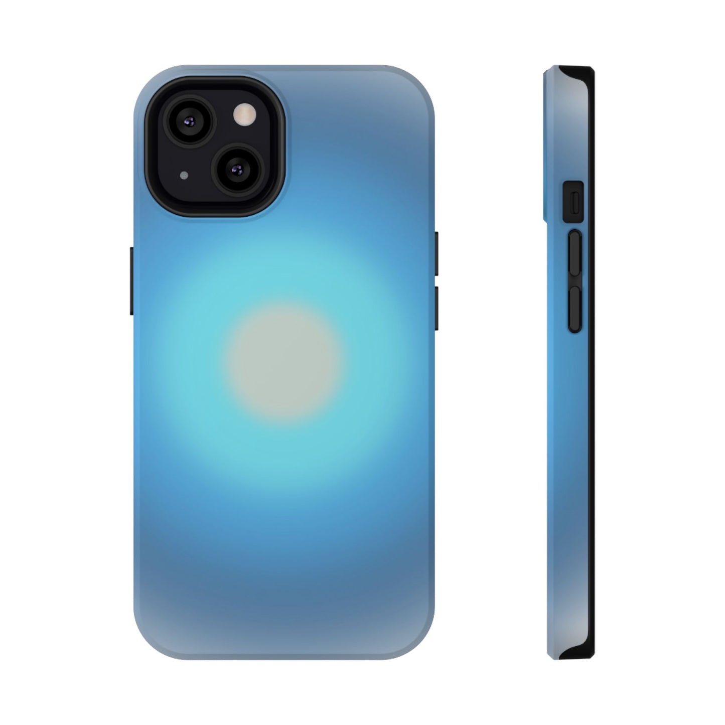 Blue Halo Impact-Resistant Phone Case — Shockproof Armor