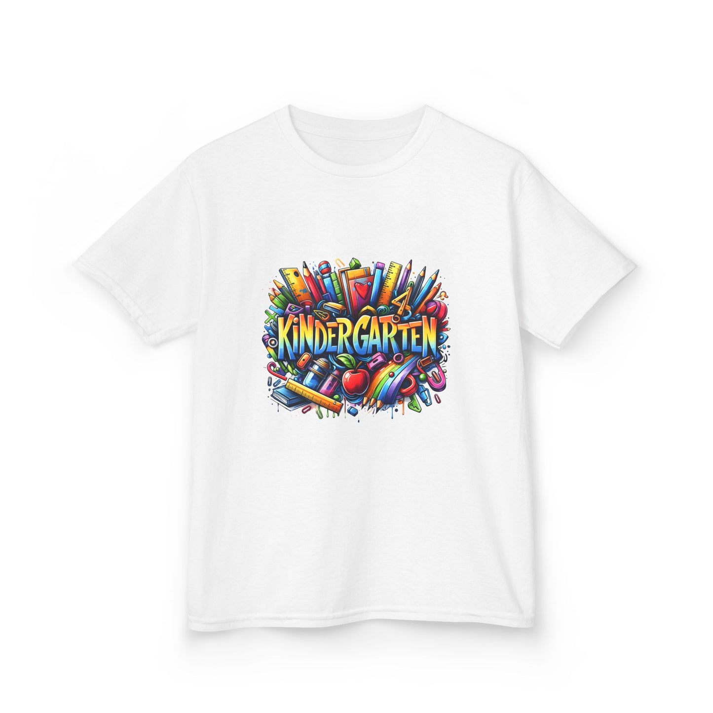 Kindergarten Colorful School Kids Tee — Back-to-School Shirt