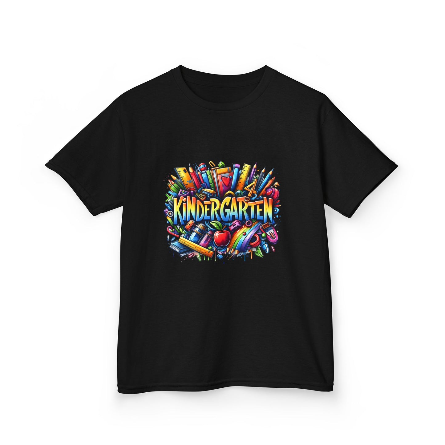 Kindergarten Colorful School Kids Tee — Back-to-School Shirt