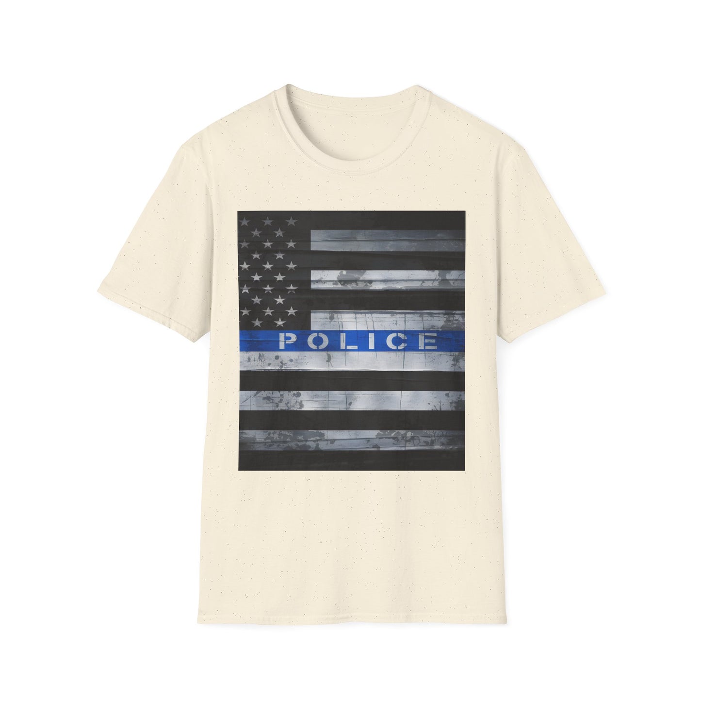 Police Thin Blue Line Flag T-Shirt — Support Law Enforcement Tee