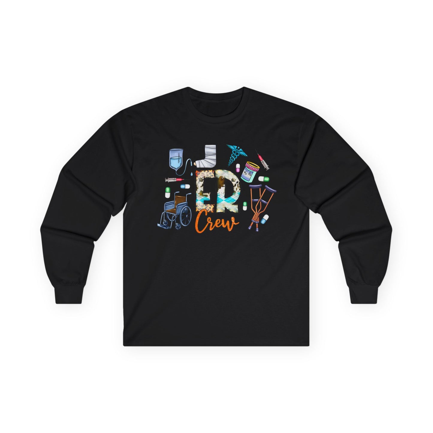 ER Crew Long Sleeve Tee — Emergency Room Nurse/Medic