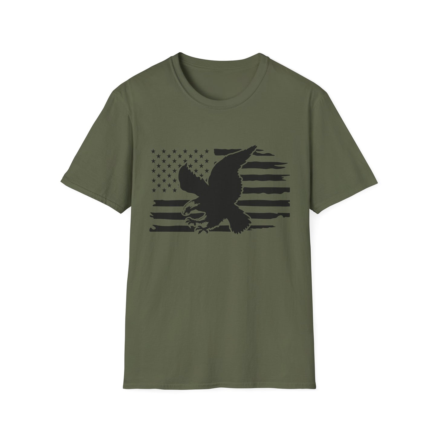 Eagle American Flag T-Shirt — Patriotic Bald Eagle Tee